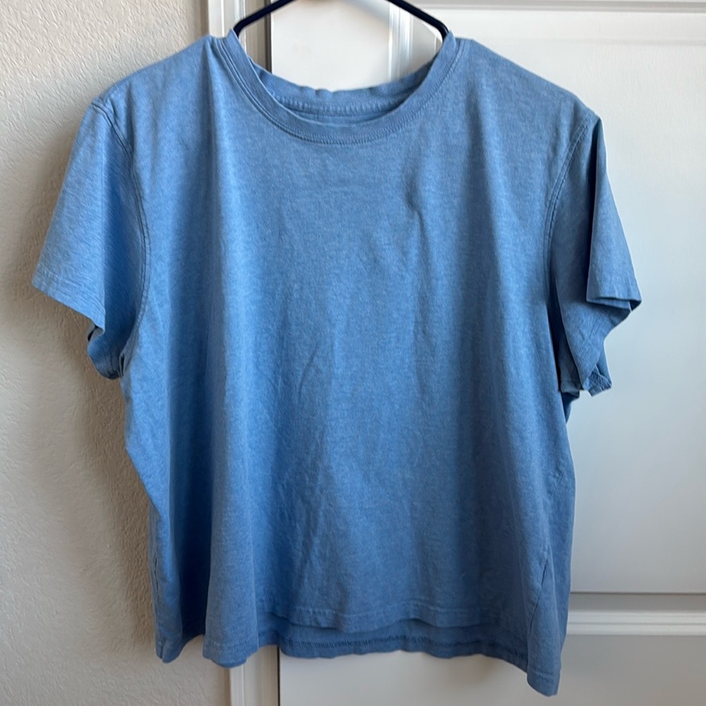 Title:
L.L. Bean Blue Short Sleeve T-Shirt XL Regular – Soft Cotton Casual Tee